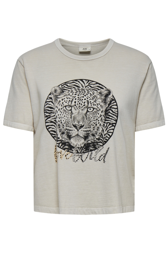JDYFAROCK ELINA S/S PRINT TOP JRS 15295583 WHITECAP GRAY/LOVE WILD